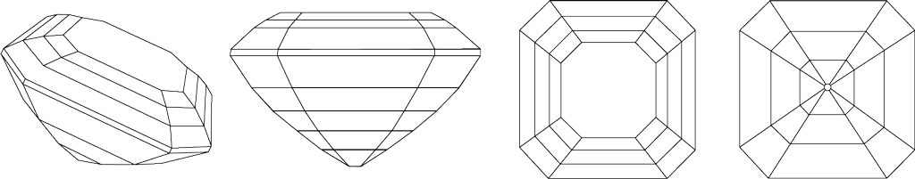 Asscher Cut Diagram