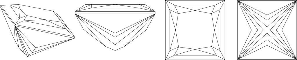 Princess Cut Diagram