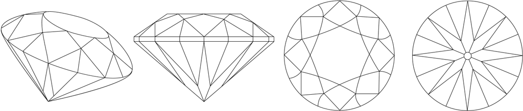 Round Brilliant Cut Diagram