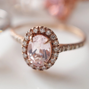 Image of Morganite ring