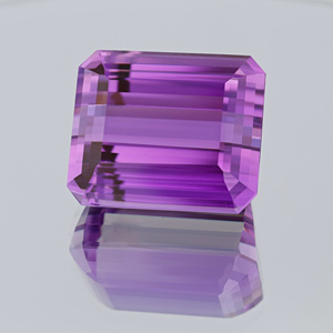 Image of faceted Spodumene (Kunzite variety)