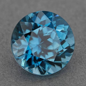 Image of faceted blue Zircon