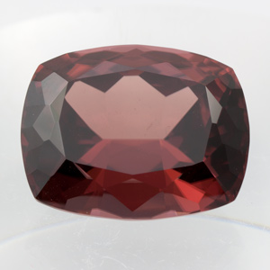 Image of faceted pink-brown Zircon